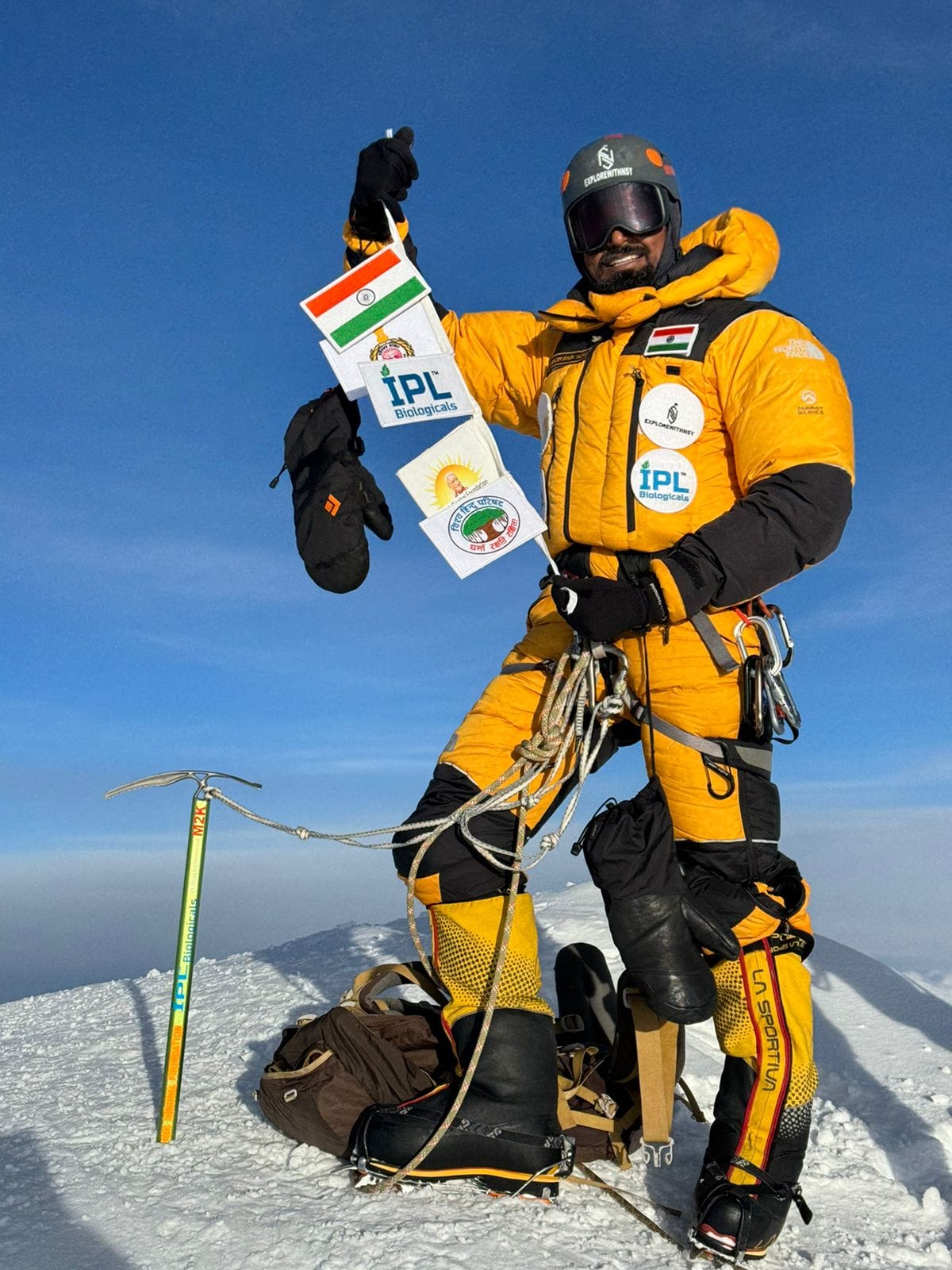 Mountaineer Narendra Yadav conquered Alaska's highest peak Denali