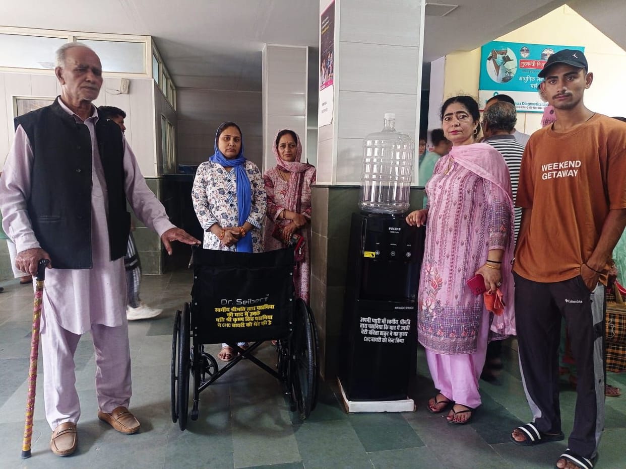 Wheel chair and water cooler presented in CHC Bathory