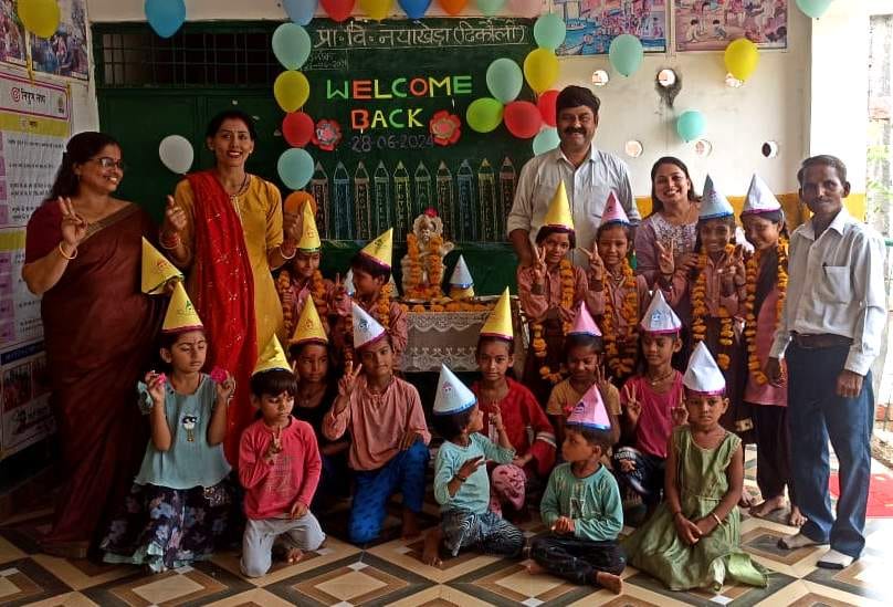 Schools opened after 40 days, attendance of students remained low