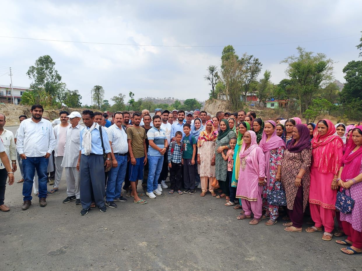 Road closed due to four lane construction work
