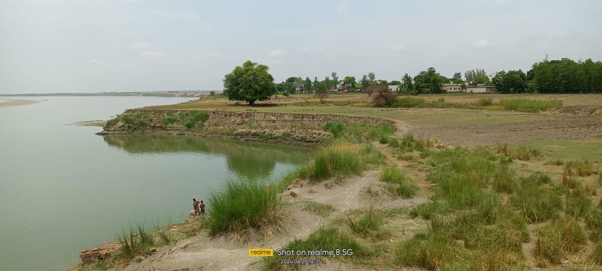 Flood can cause devastation in villages on the banks of river Saryu.