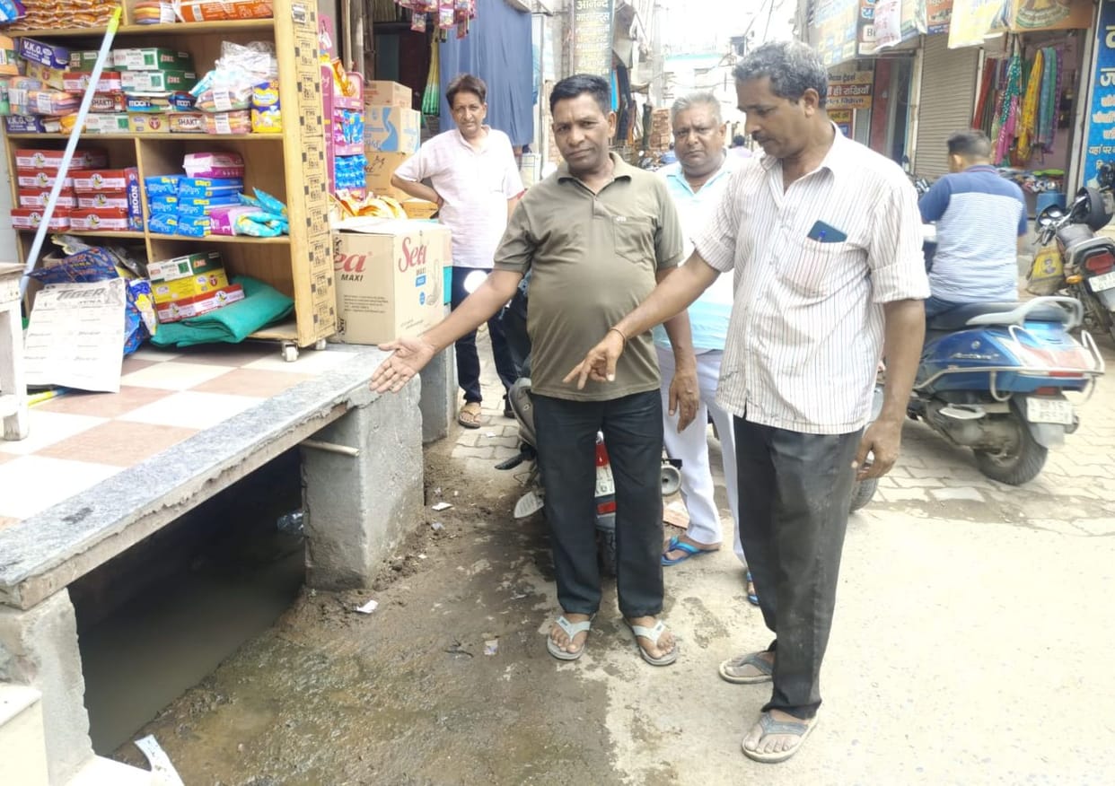 Drains not cleaned inside Bhiwani city