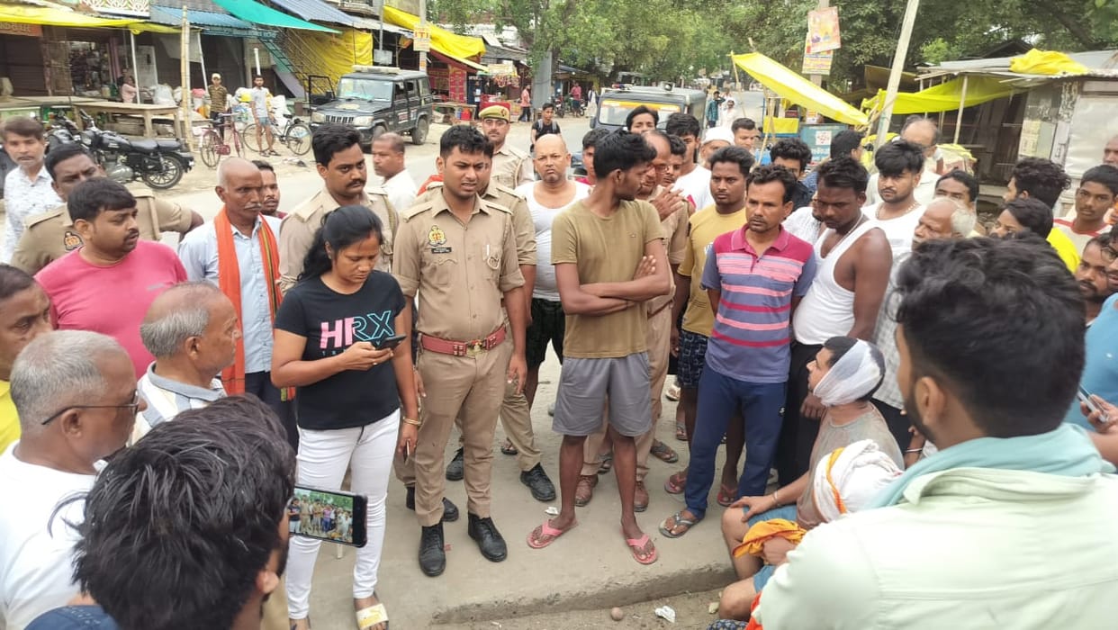 Fighting between two communities in Bhaluani, three including BJP leader injured
