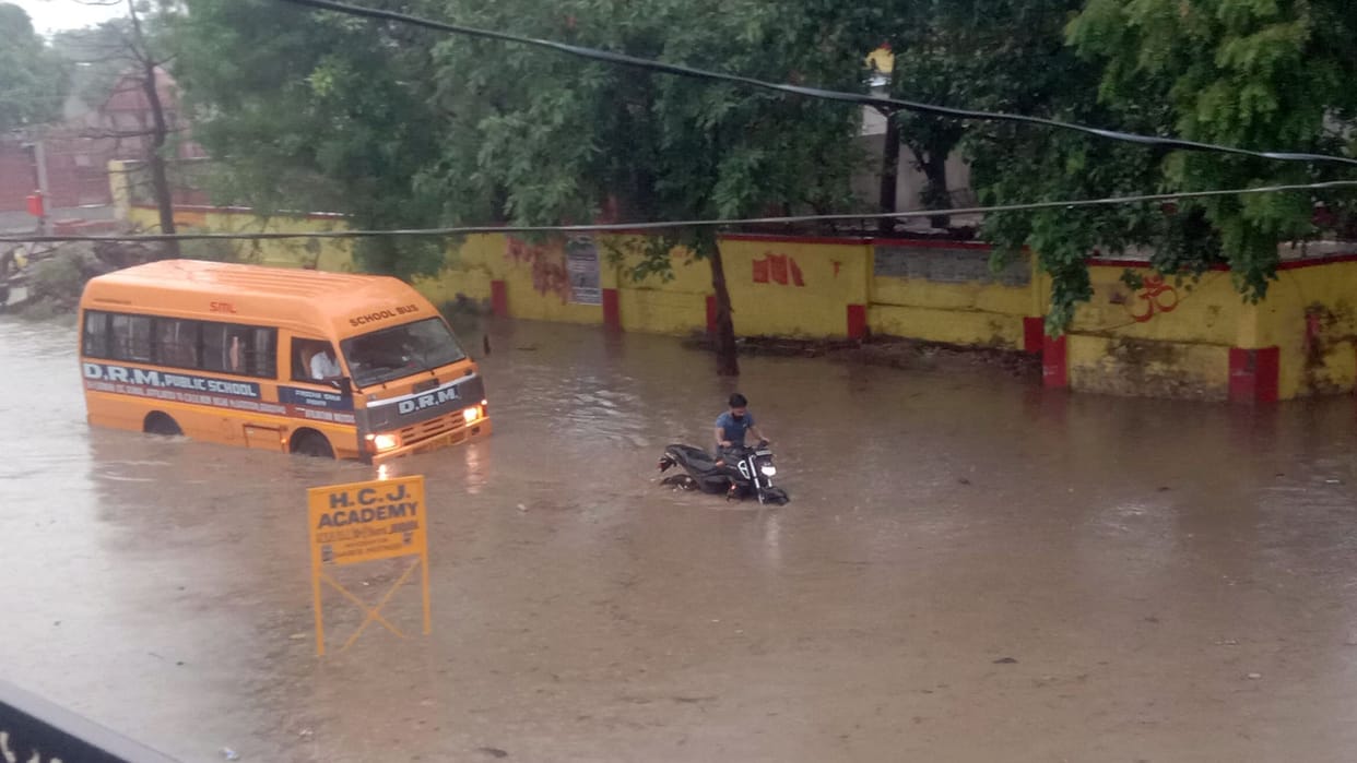 Areas flooded again due to rain