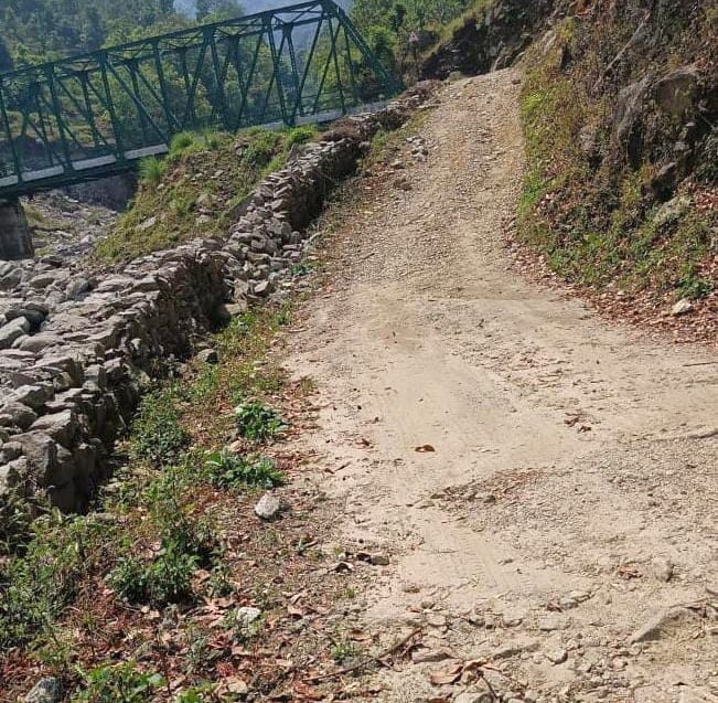 19 kilometer road from Bangapani to Banani is in bad condition