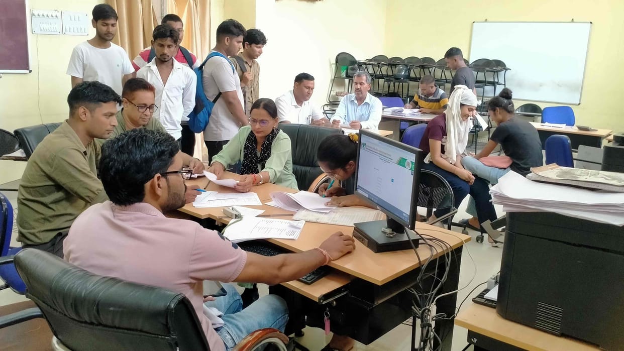 28 students took admission in Government Industrial Training Institute on the second day