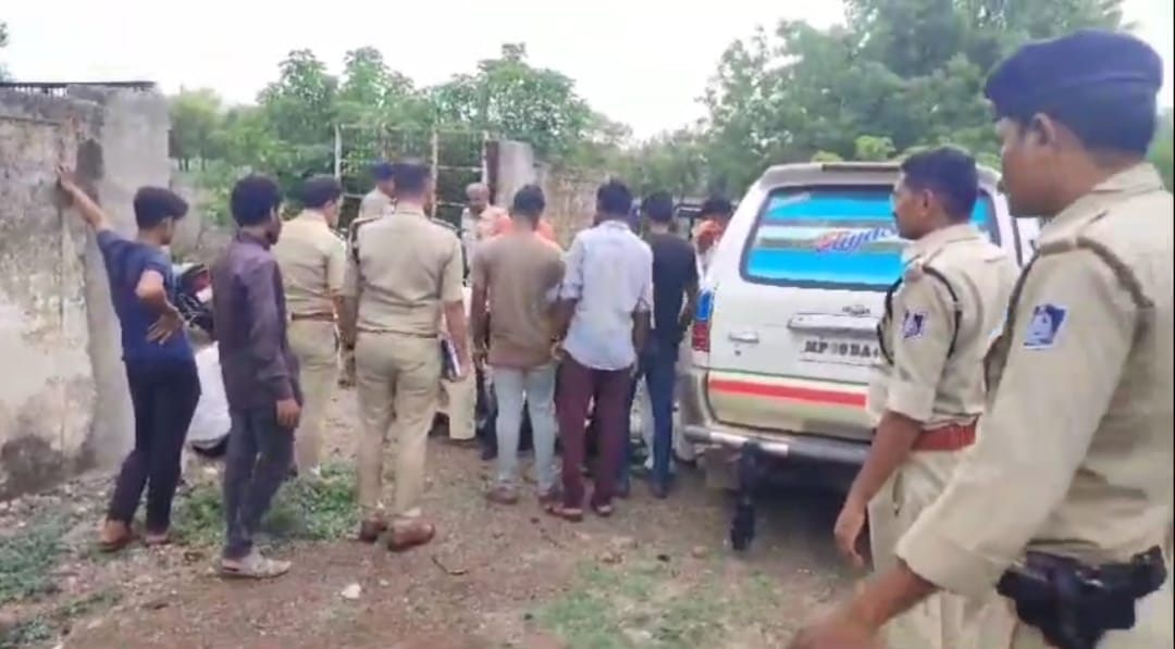 A farmer was killed by being crushed by a tractor in a land dispute
