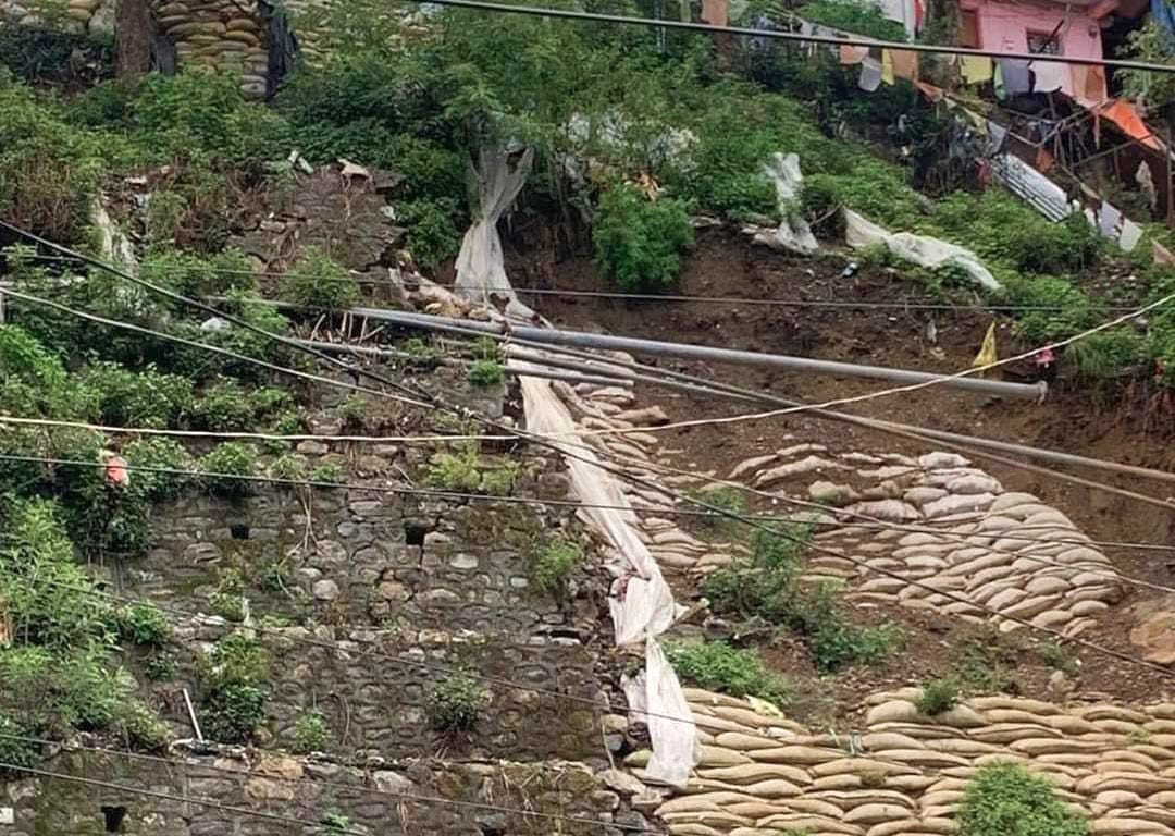 Balinala area partially secured by installing security wall