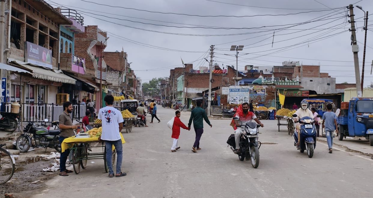 Drop in temperature, relief from heat