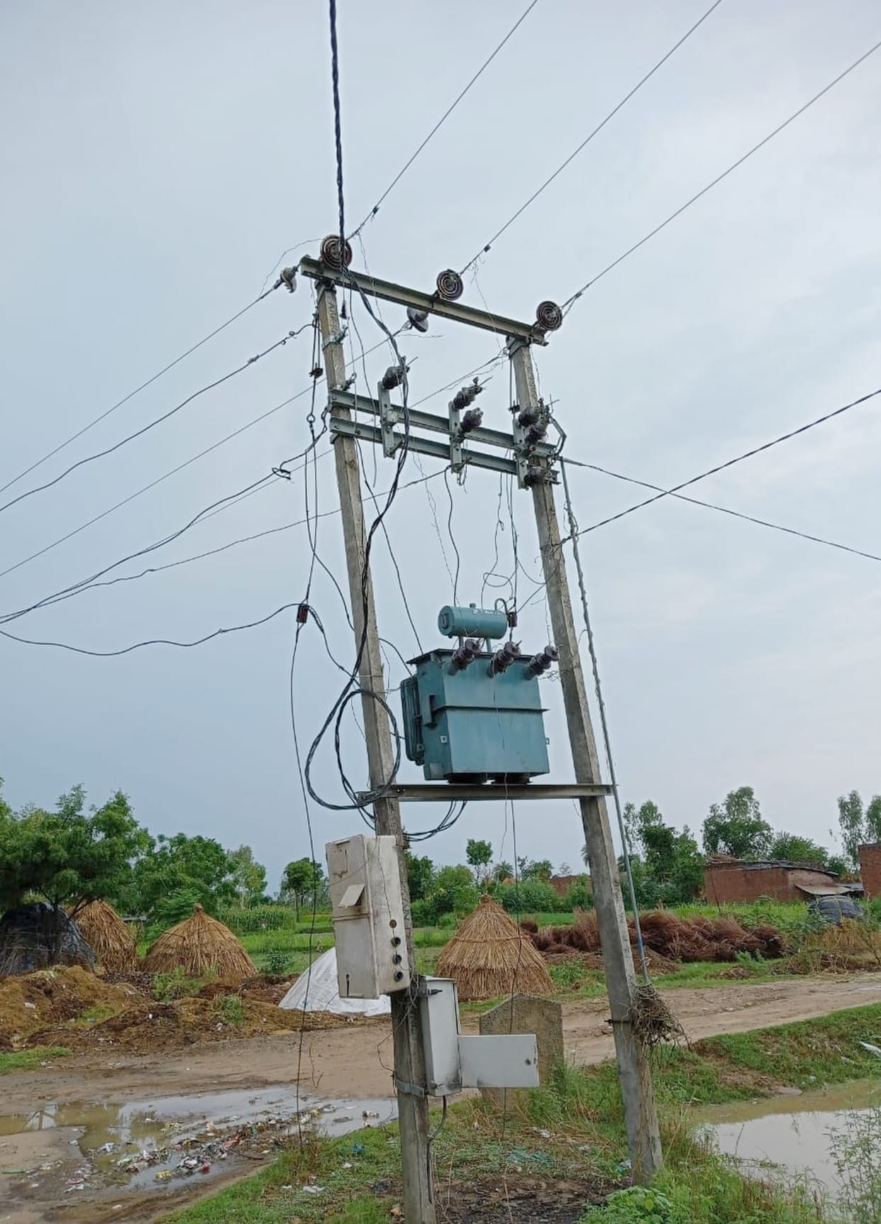People got electric shocks due to high tension line in Bondari village