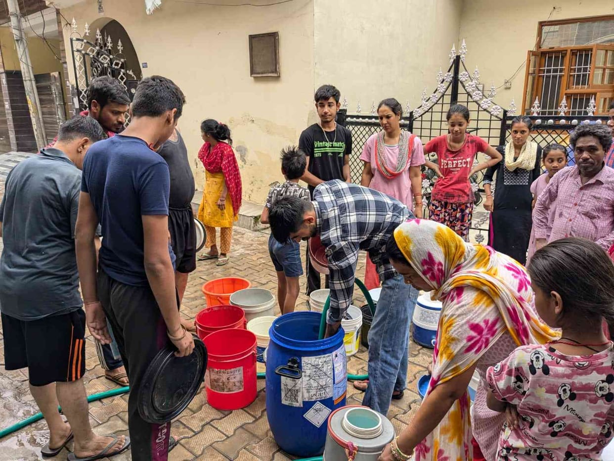 Drinking water shortage in ward one and two of Baddi, people worried