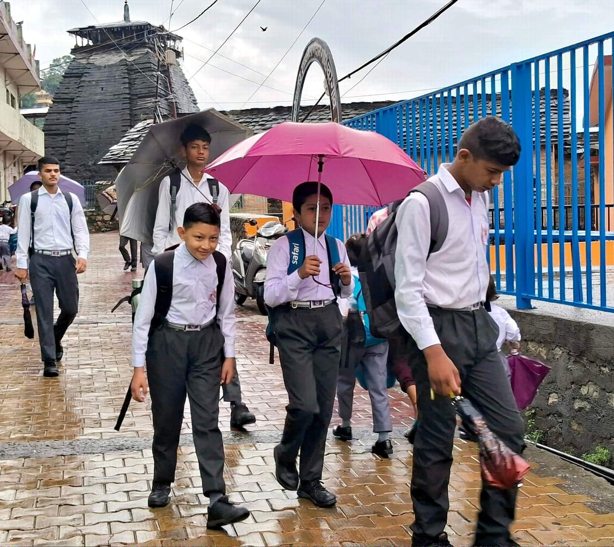 Schools opened after holidays, number of students remained less