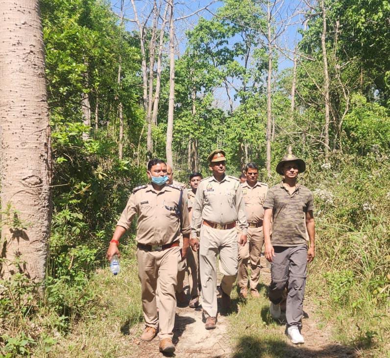Officers are strict to prevent intrusion into the forest during the rains