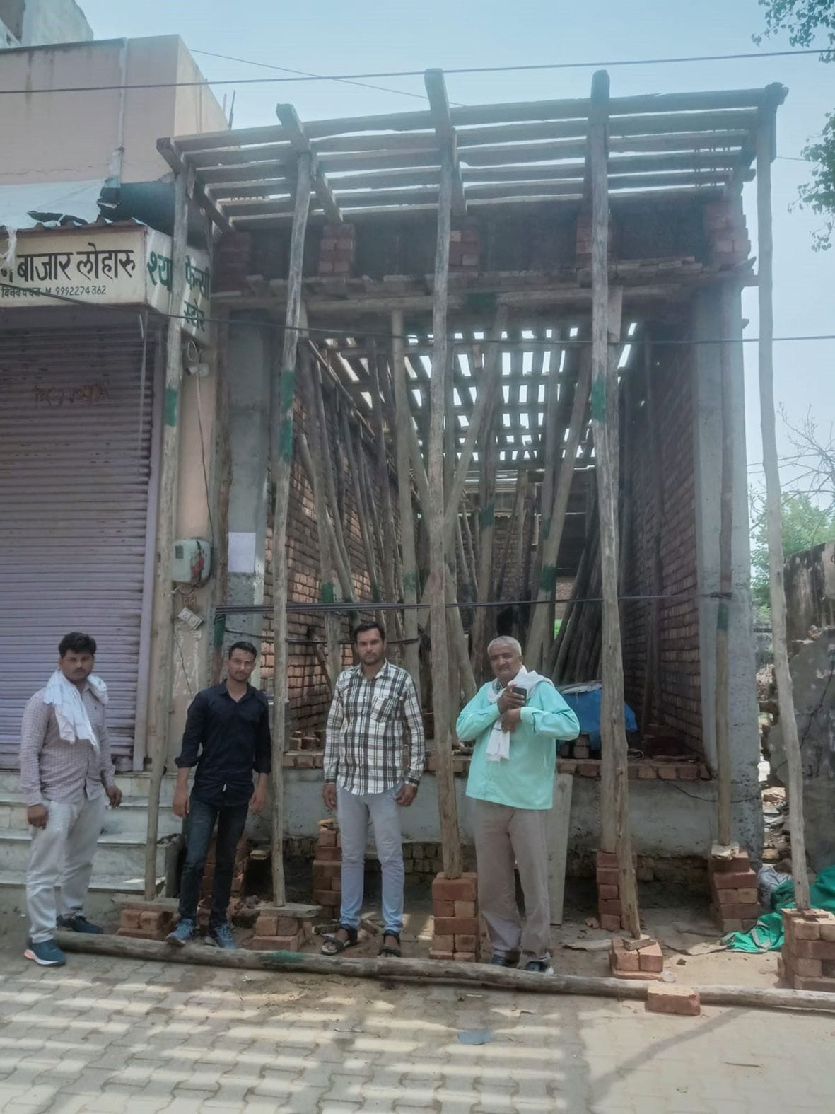 Municipality sealed the building under construction without map pass