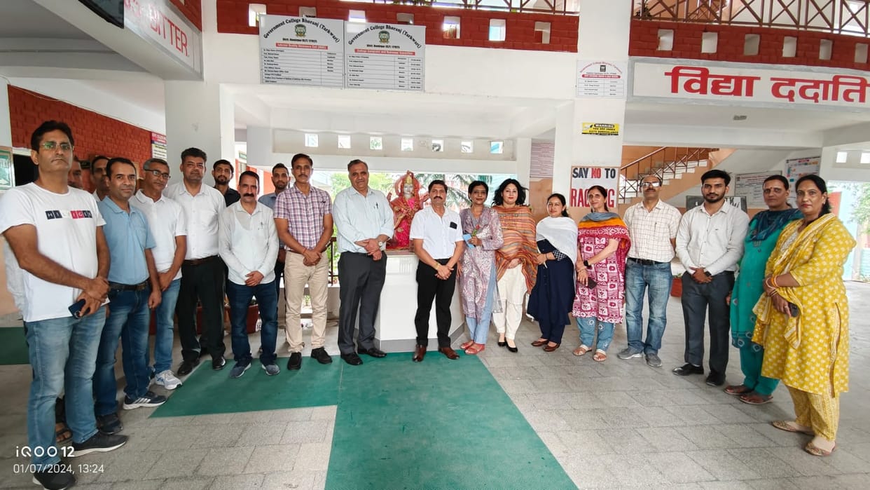 PG classes will start soon in Bhoranj College, HPU team checked the arrangements