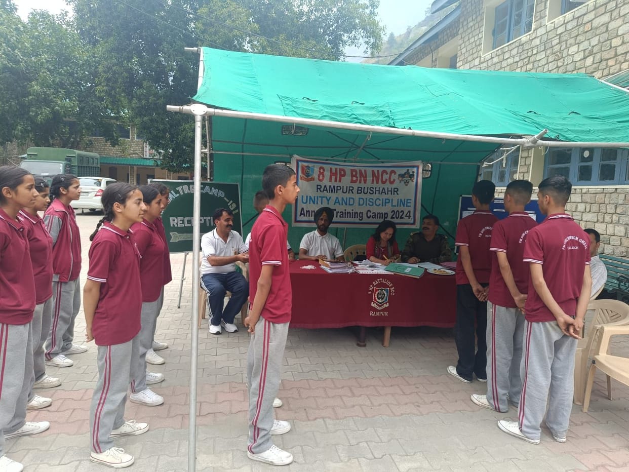 10 day NCC training camp started in Rampur College