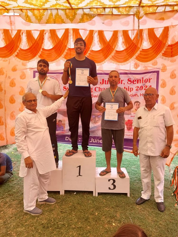 Yamini Won Gold Medals In 50, 100 And 200 Meter Backstroke Events 