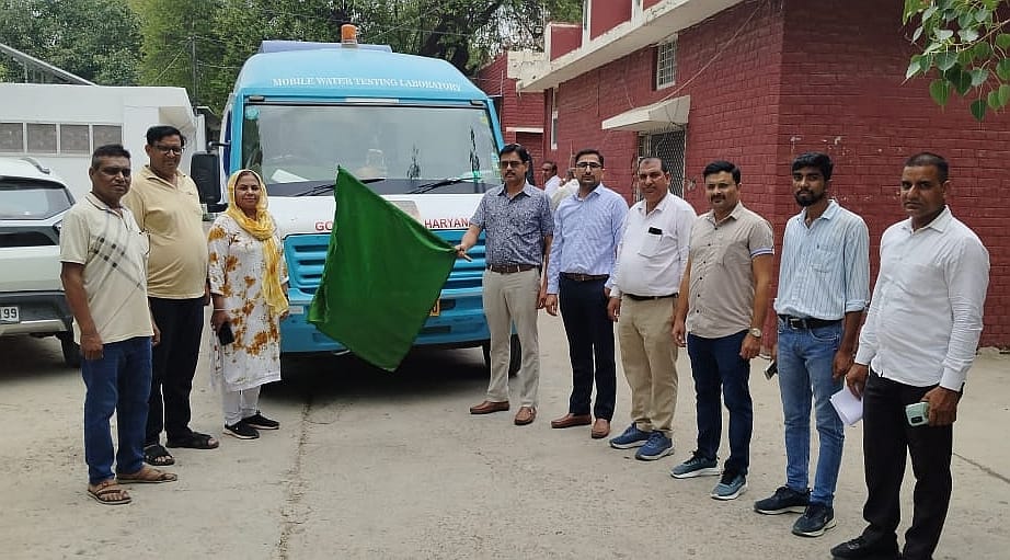 Mobile van set out to check the quality of drinking water