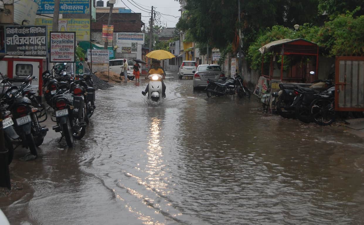rainfall in 24 hours Relief from sultry heat in Gyanpur weather changed since Sunday evening Orange Alert