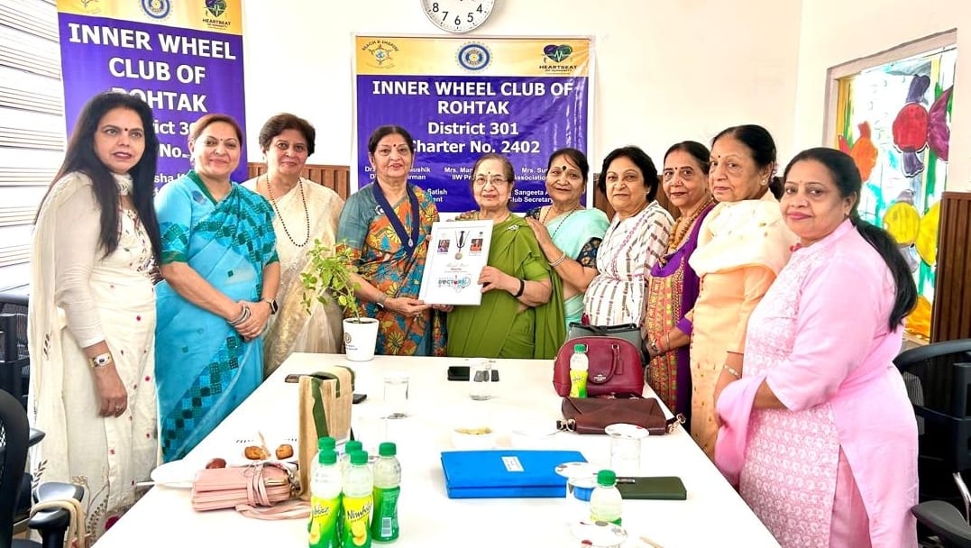 Dr. Sushma becomes President of Innerwheel Club