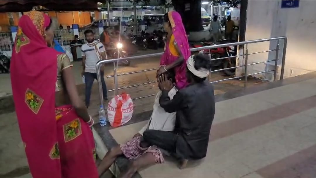 First he got treatment done by a tantrik at the gate of the district hospital, the patient died