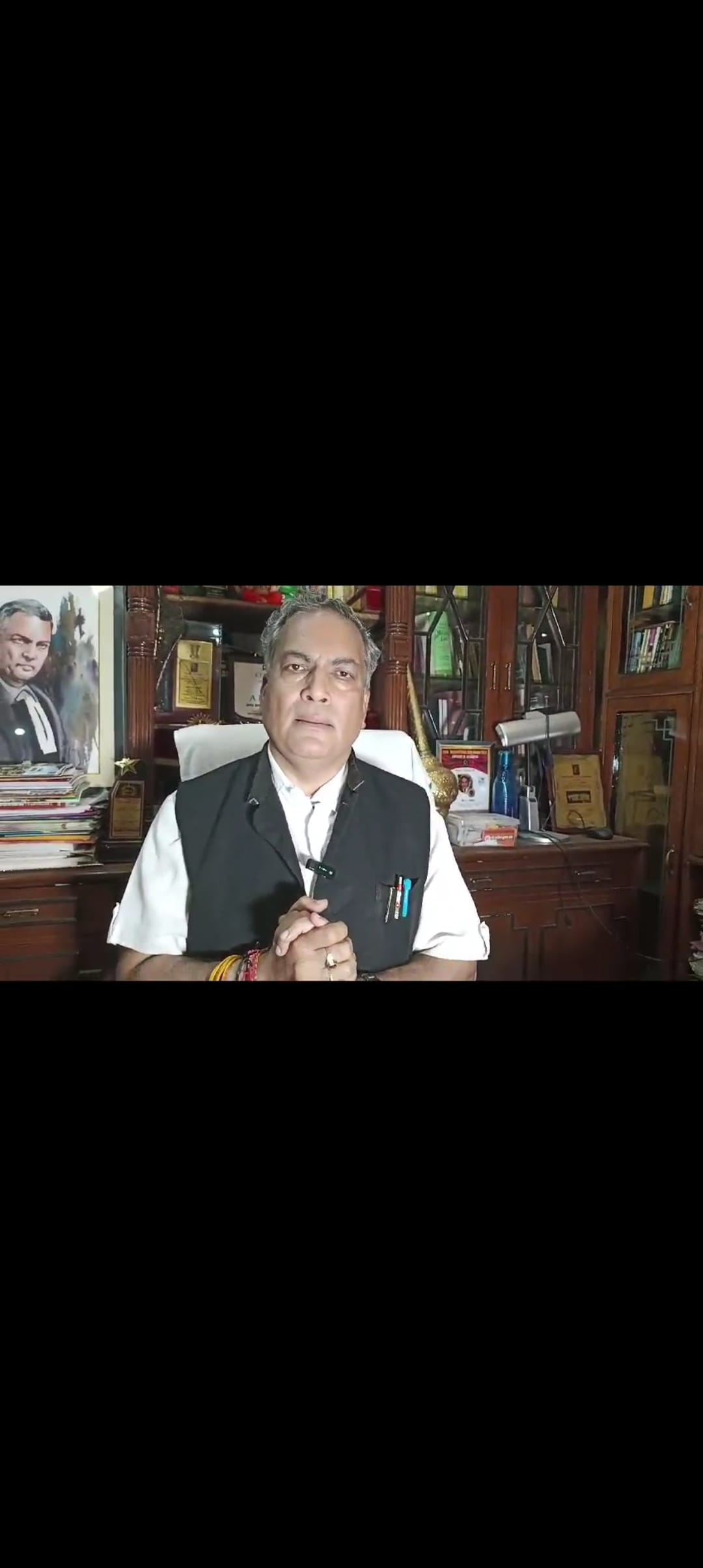 Supreme Court advocate Dr. AP Singh released video in favor of Baba