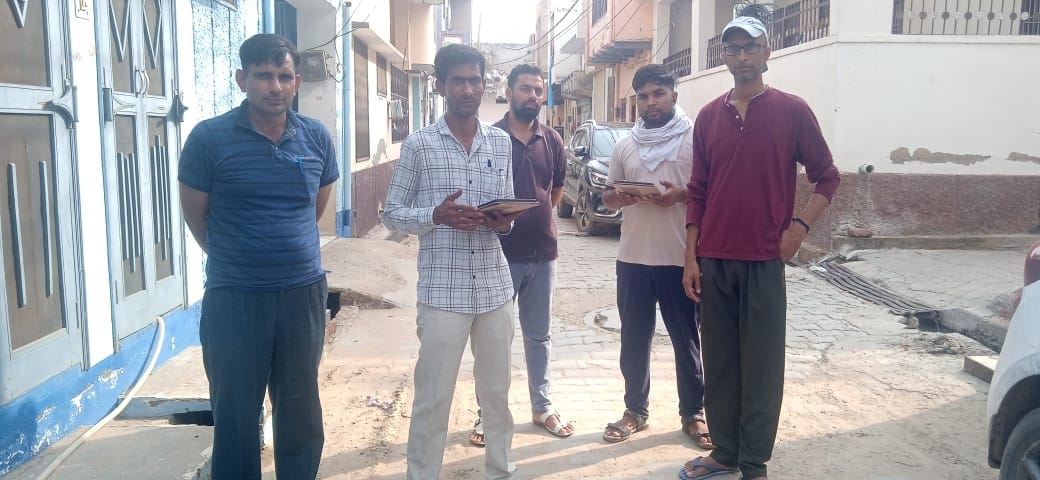 Municipal team visited wards regarding property ID
