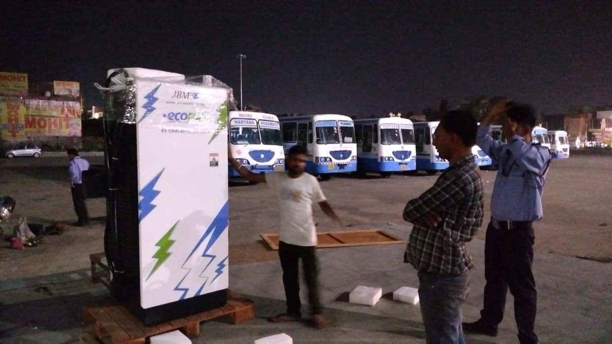 Eco fuel charger machine reached Ambala from Gurugram