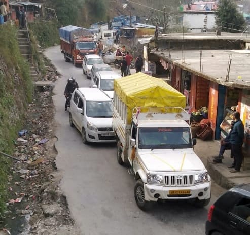 demand for relief from traffic jam