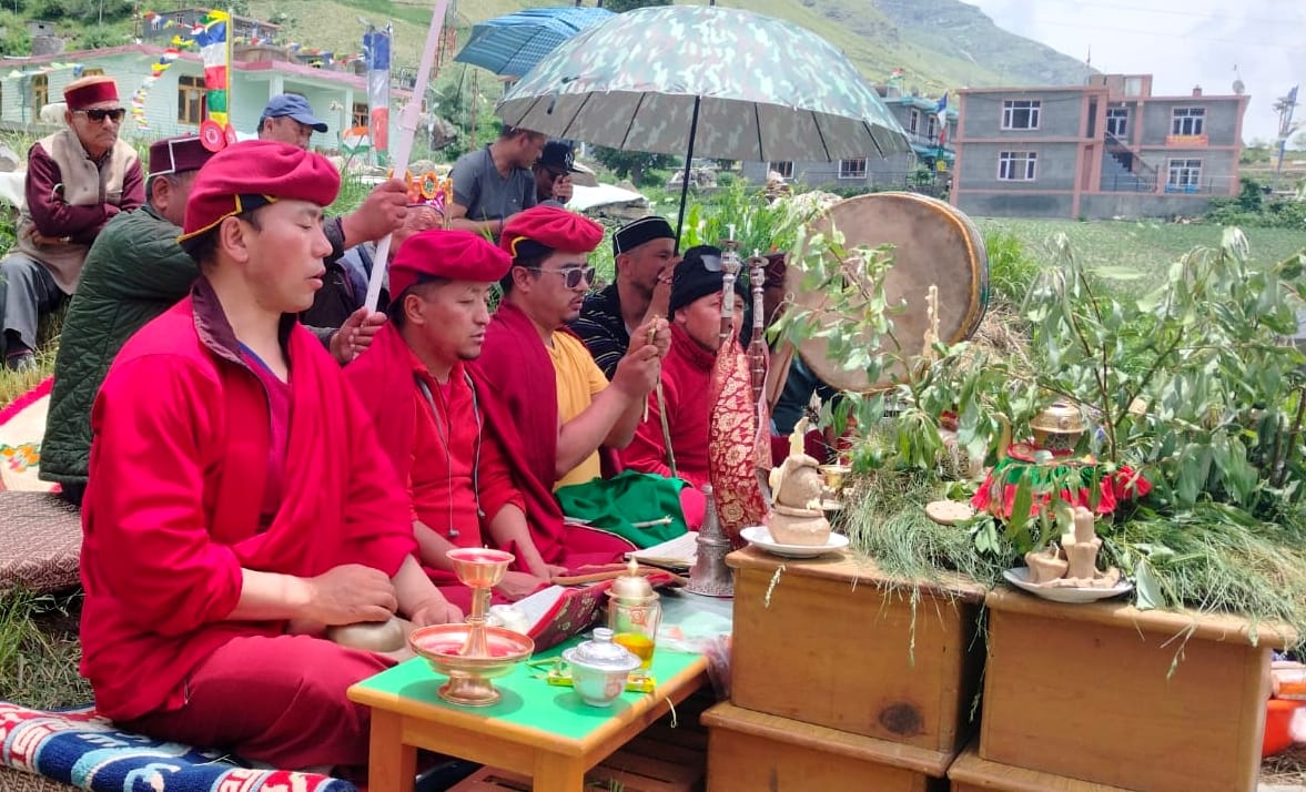 Koksar echoed with Buddhist mantras