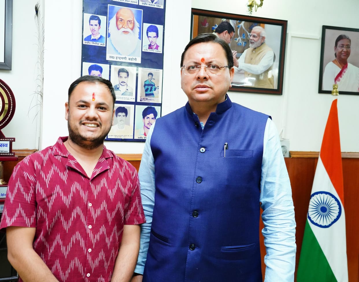 Chief Minister praised Shaurya's 'Don't mobile, give book' campaign