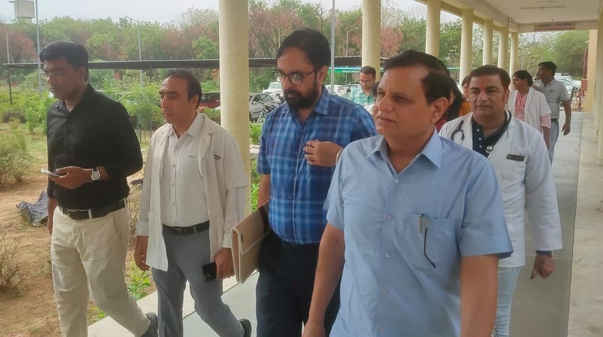 Lakshya team checked the arrangements, scrutinized the records for one and half hours