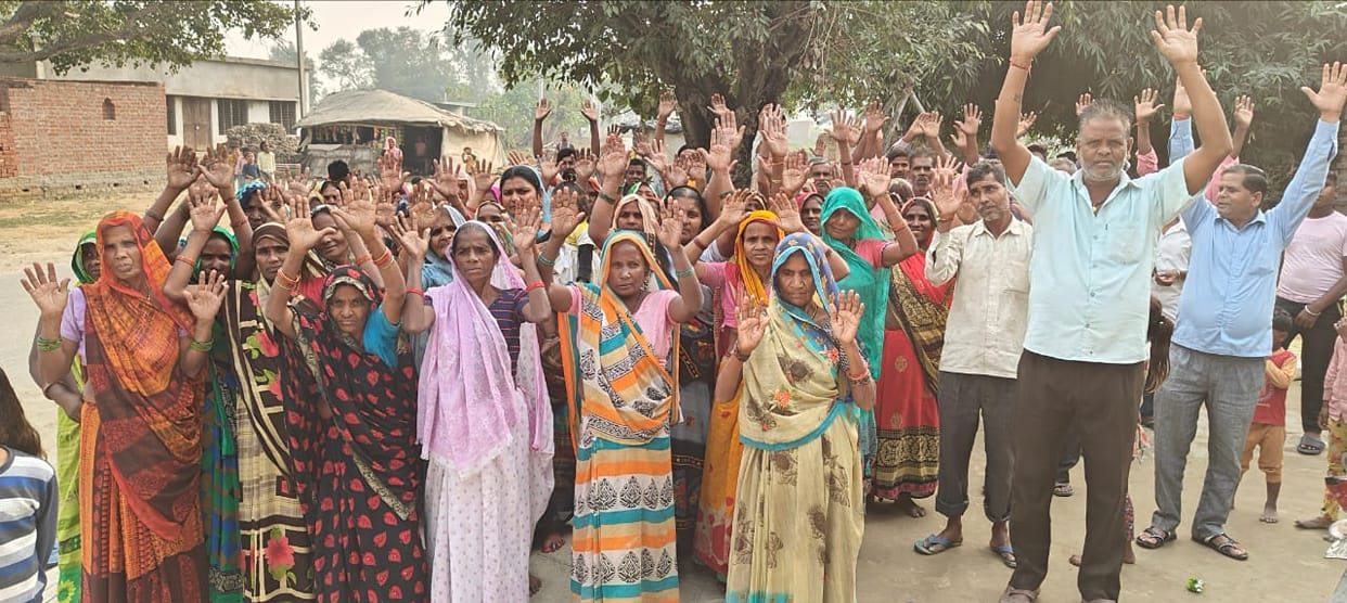 Demonstration against not having a quota shop