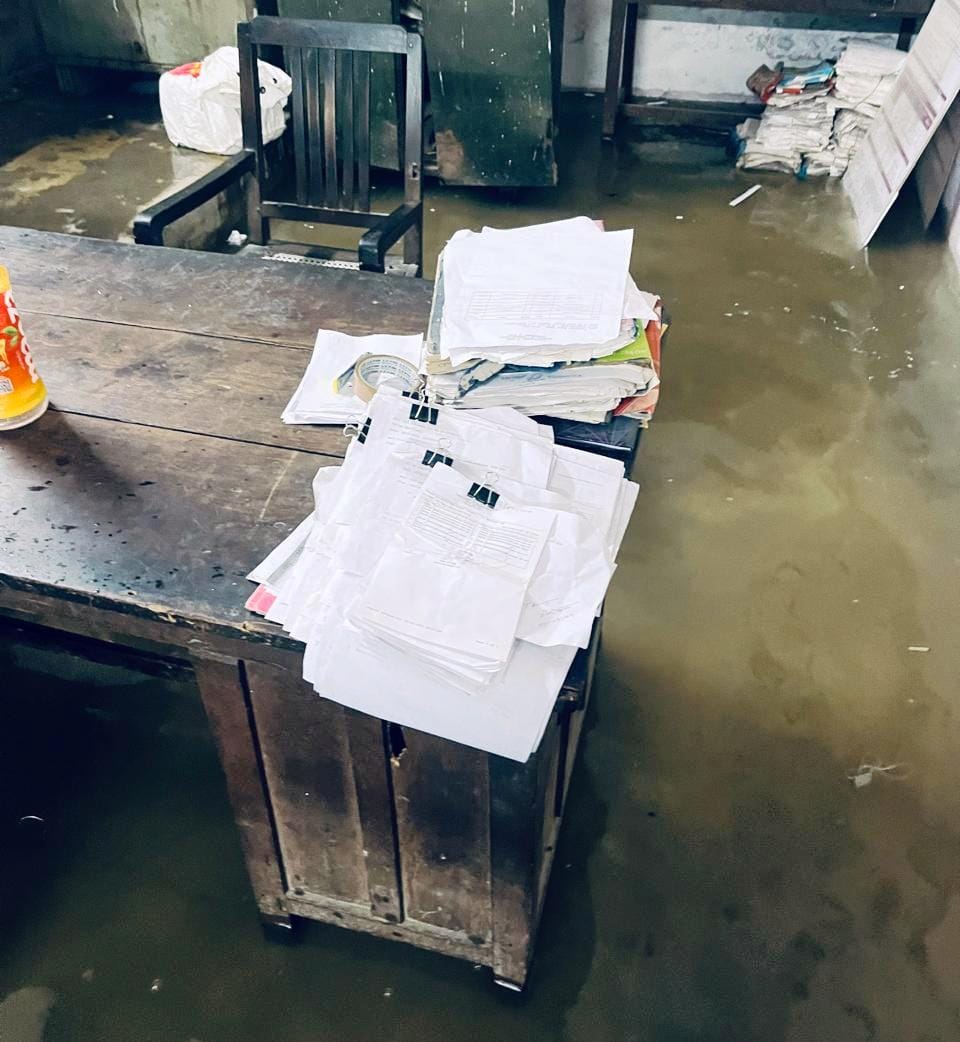29.6 mm rain in 12 hours...waterlogging everywhere