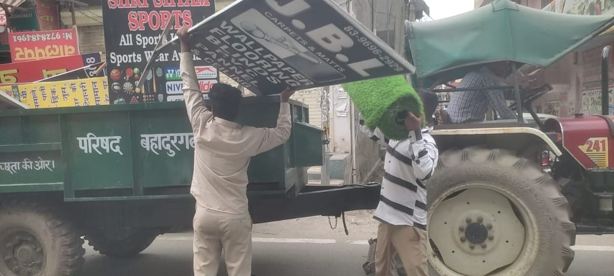 Encroachment removed from Nahara-Nahari turn to West Juan drain
