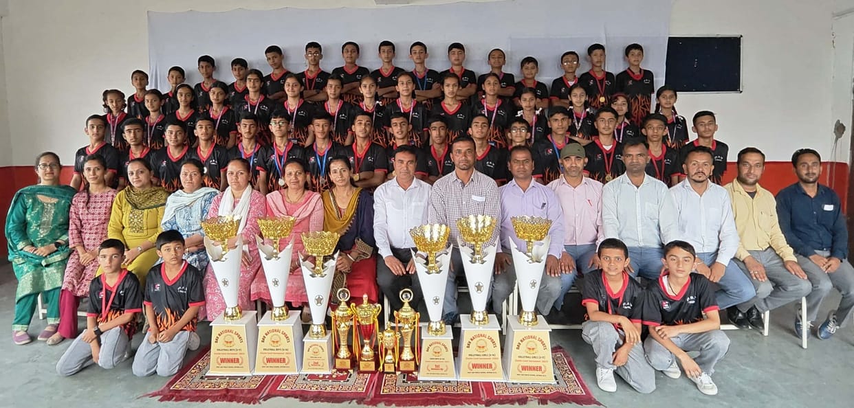 DAV Public School Chaupal celebrated by winning seven trophies in the school