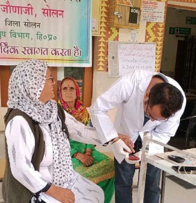 for senior citizens 

Special health camp started