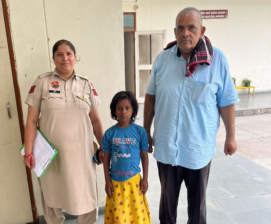 Destitute girl found at railway station, sent to children's home Rai