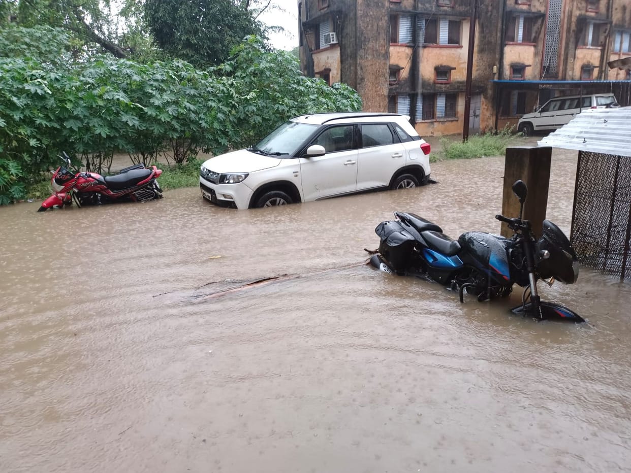 City and village submerged due to rain, medical college turned into pond