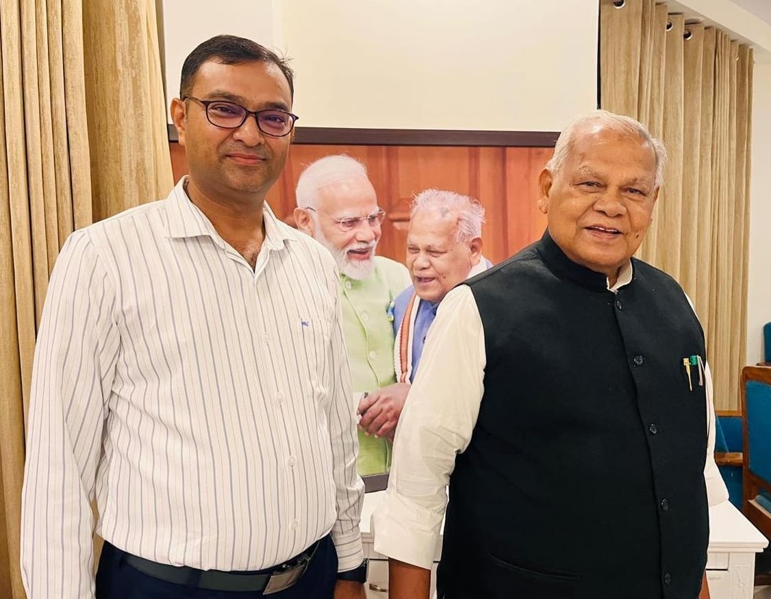 Dr. Gaurav Aggarwal met Union Minister Jitan Ram Manjhi