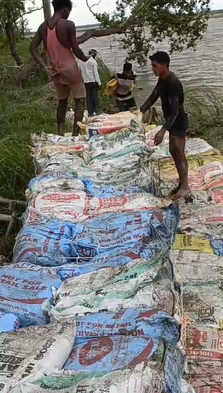 Embankment built to prevent floods