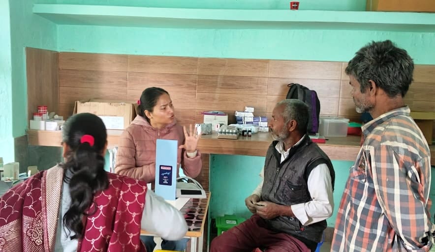 Health check of 31 patients in Koksar