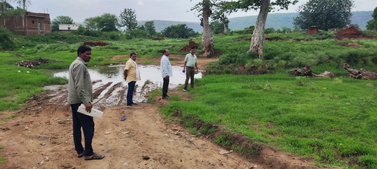 The administration became active in the matter of carrying the funeral procession through knee-deep water