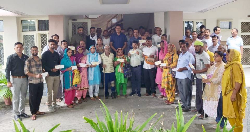 An amount of seven lakhs was given for the treatment of illness and marriage of daughters.