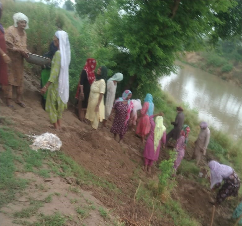 Work to repair broken ring dam in Lamba begins