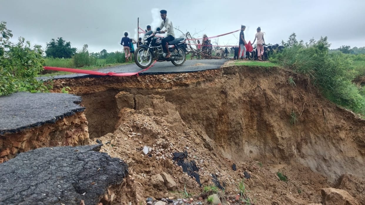 Road worth six crores, drain worth four lakhs demolished