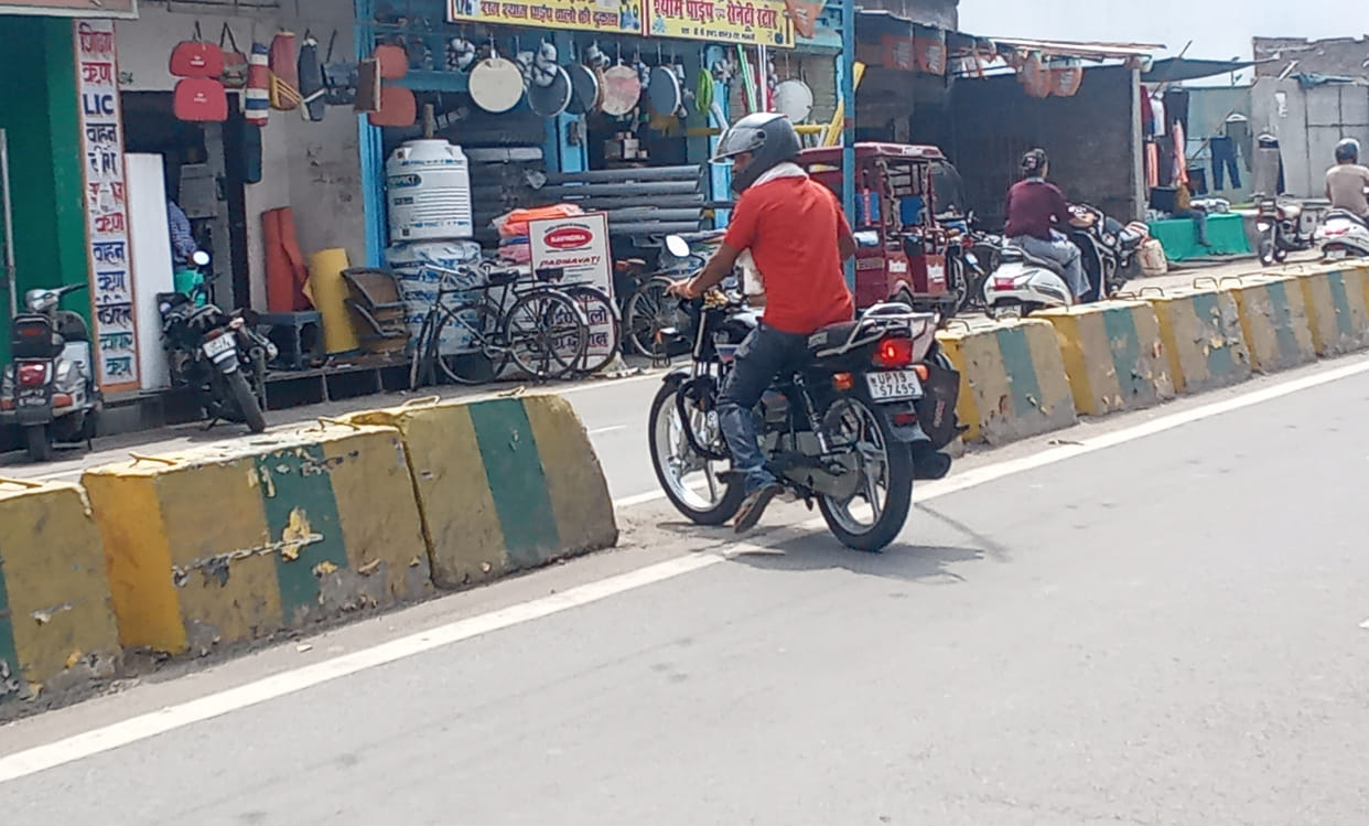 30 cuts in one kilometer divider, danger of accidents