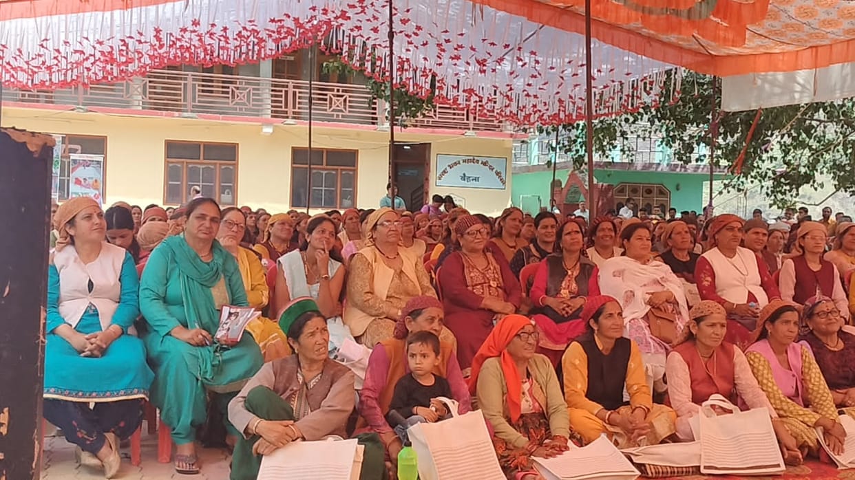 One day awareness camp regarding silk industry in Behna