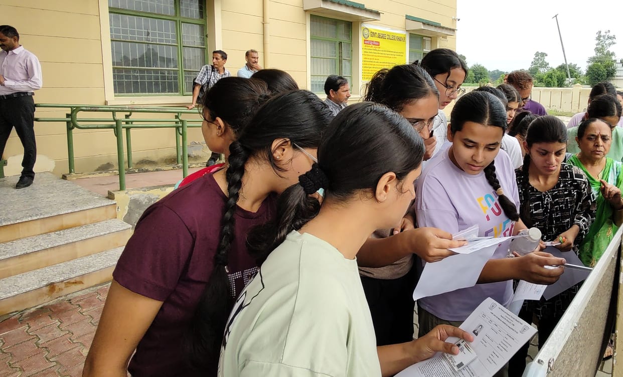 290 candidates took the B.Sc Nursing entrance exam, seven remained absent.