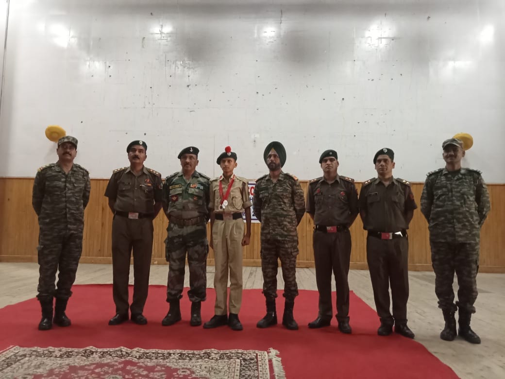 Ten day NCC camp organized at Rampur College ends on Monday